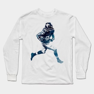 Football Player EPIC abstract stencil style for all the gridiron fans Long Sleeve T-Shirt